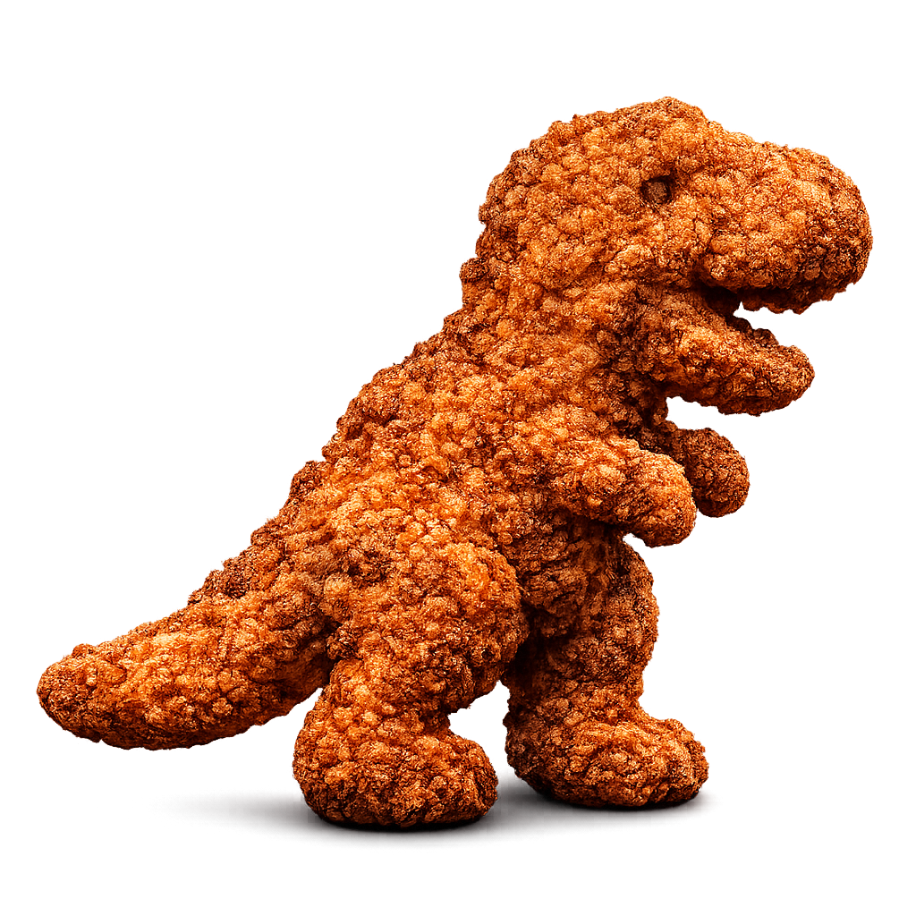 Crispy Dino Tendies character